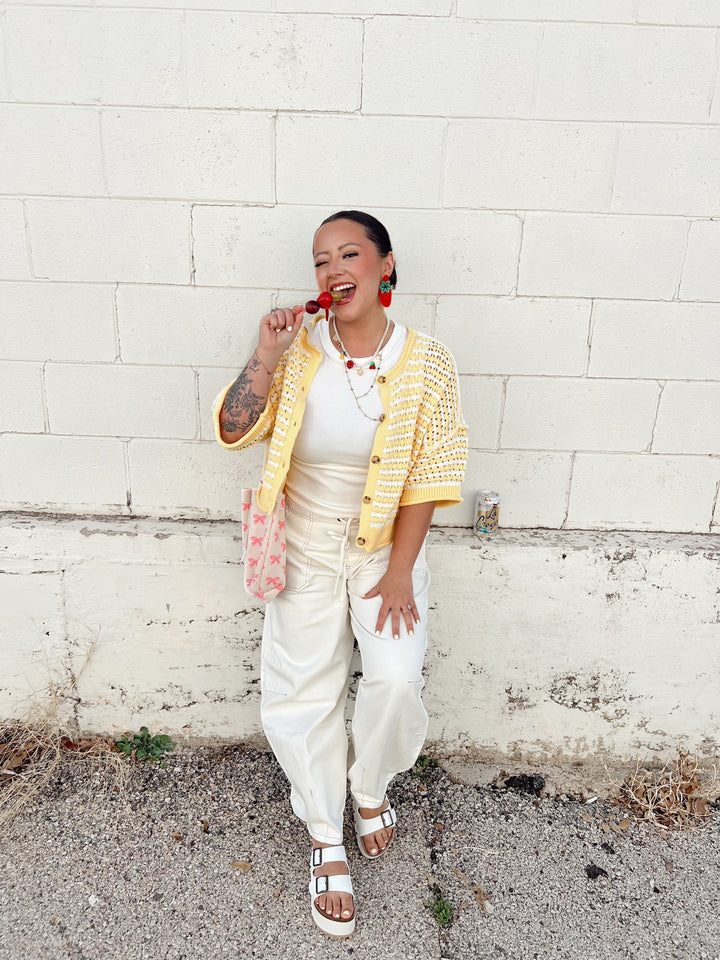 Lemon Drop Daydream Cardigan