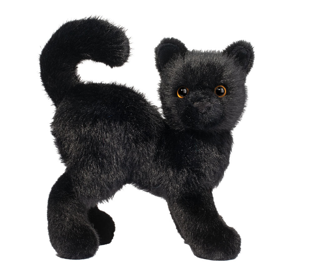 Scaredy Black Cat Stuffed Animal