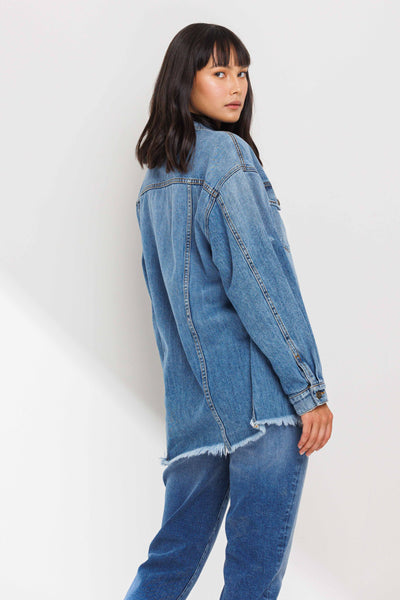 The Rory Denim Button Up Jacket