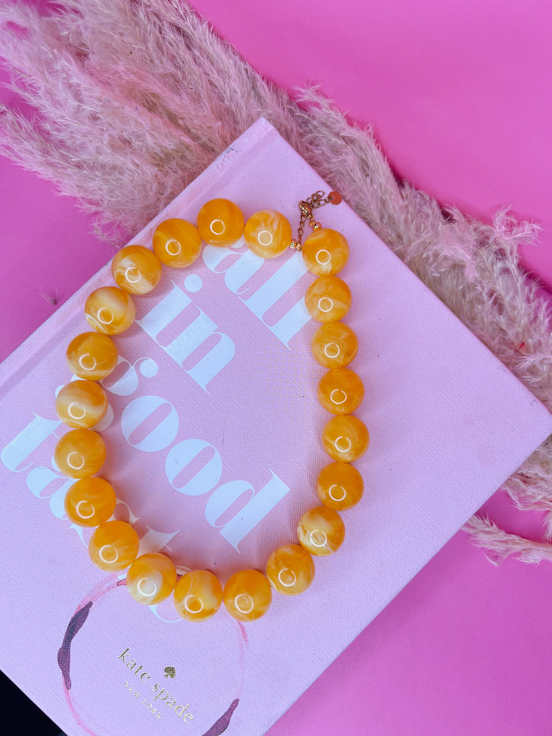 Yellow Submarine Beaded Necklace