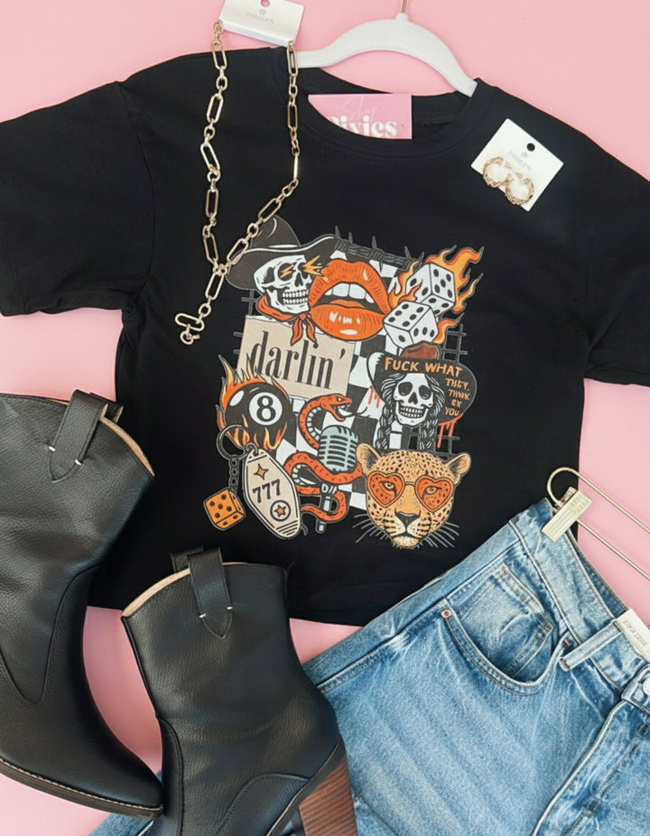 Darlin' Collage Graphic Tee