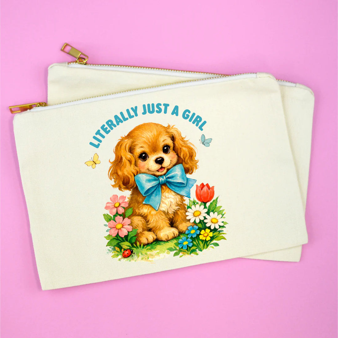 Literally Just A Girl Makeup Bag