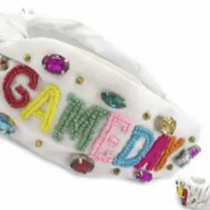 Game Day Seed Bead Headband