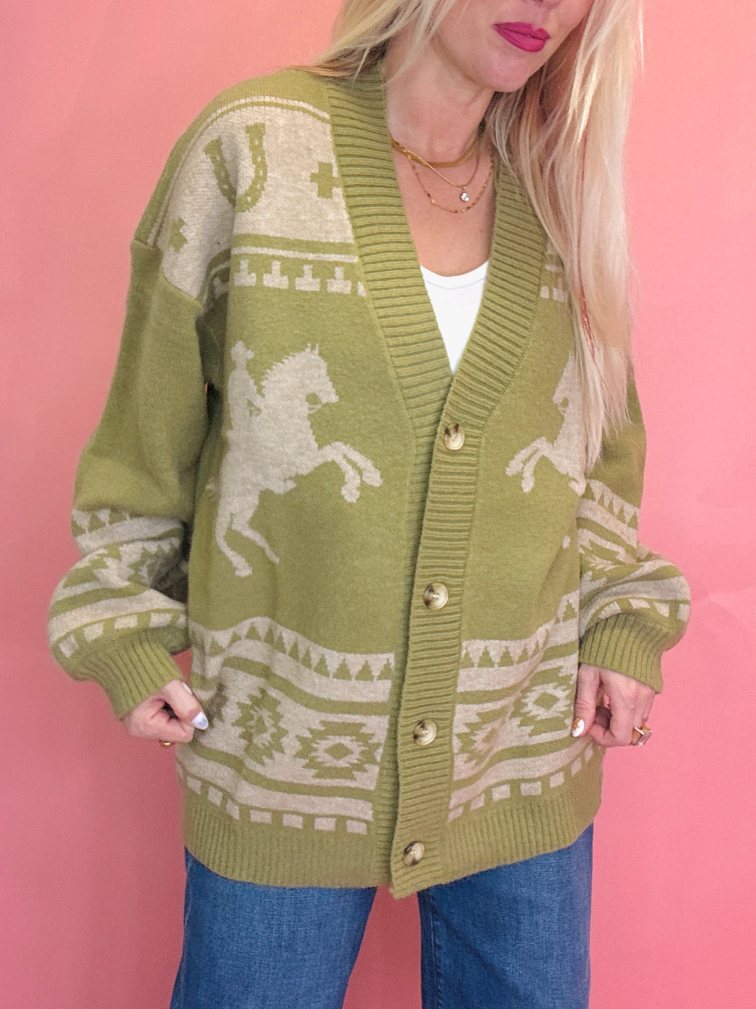 The Evelyn Western Cardigan