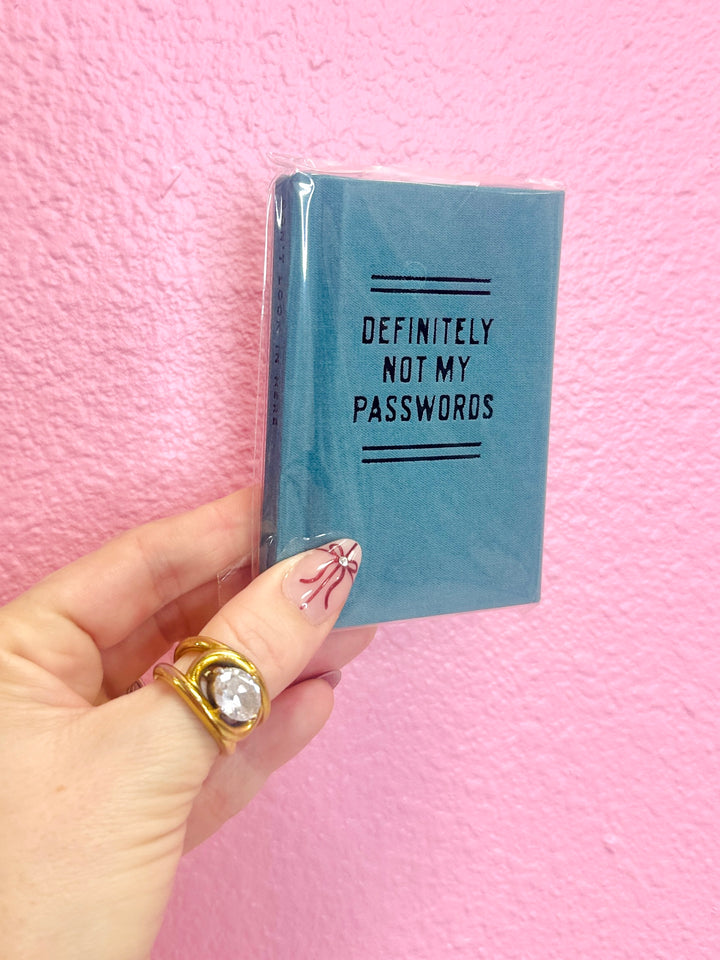 Definitely Not My Passwords Diary