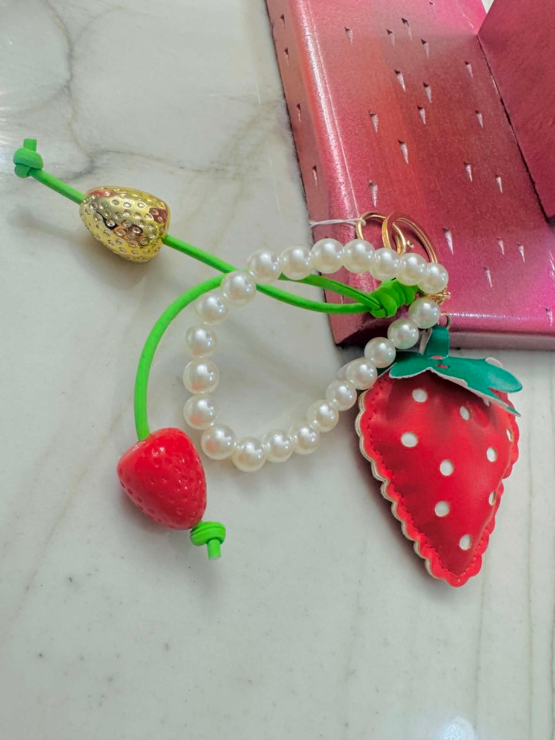 Strawberry Fields Bag Charm