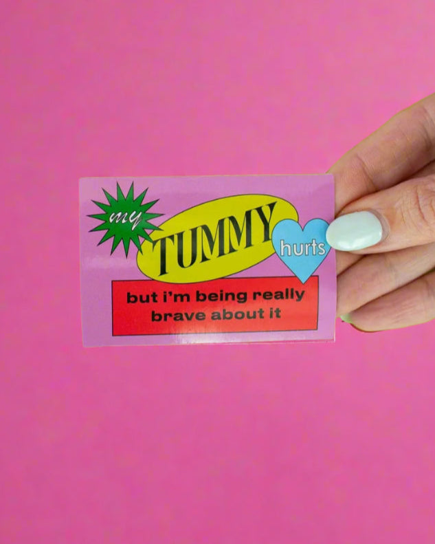 My Tummy Hurts Sticker