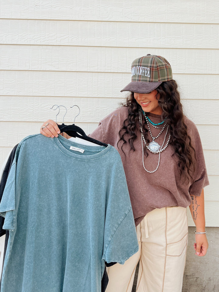 Weekend Ease Mineral Wash Tee