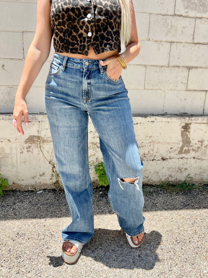 Head Turner Wide Leg Jeans