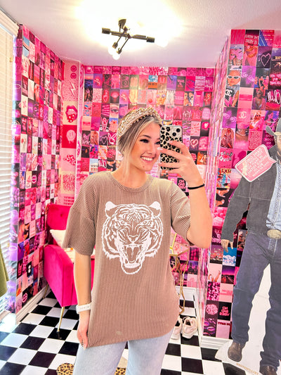 Urban Ribbed Tiger Top