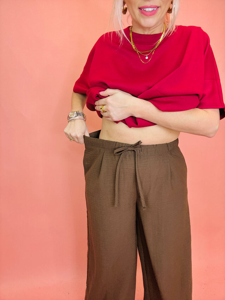 The Breezy Bliss Drawstring Pants