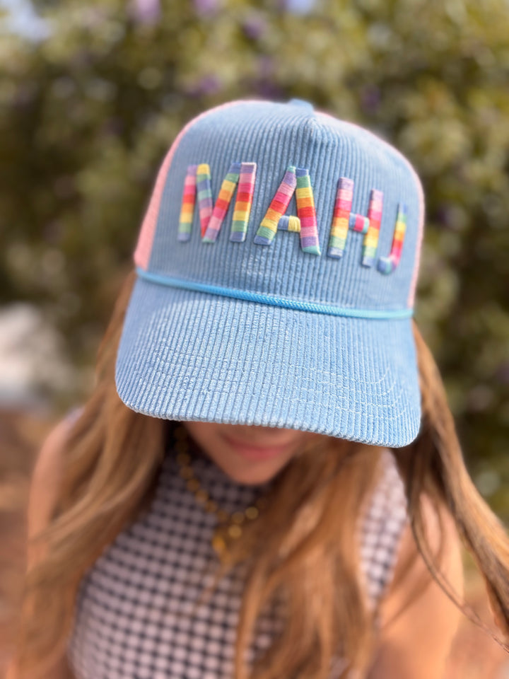 Mahjong Corduroy Trucker Hat