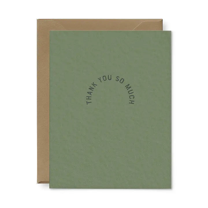 Thank You So Much Arch Greeting Card