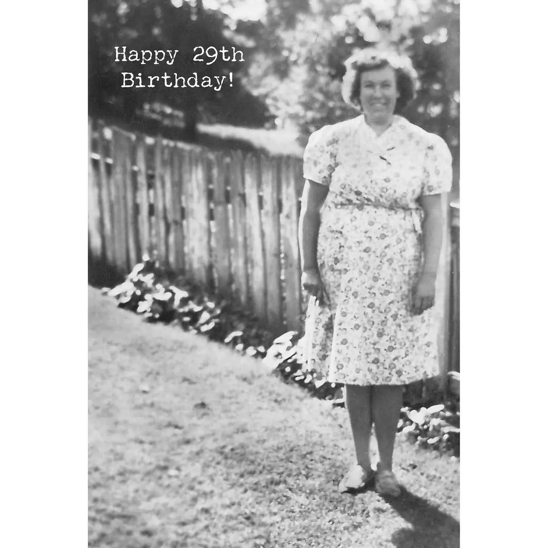 Happy 29th Birthday Card