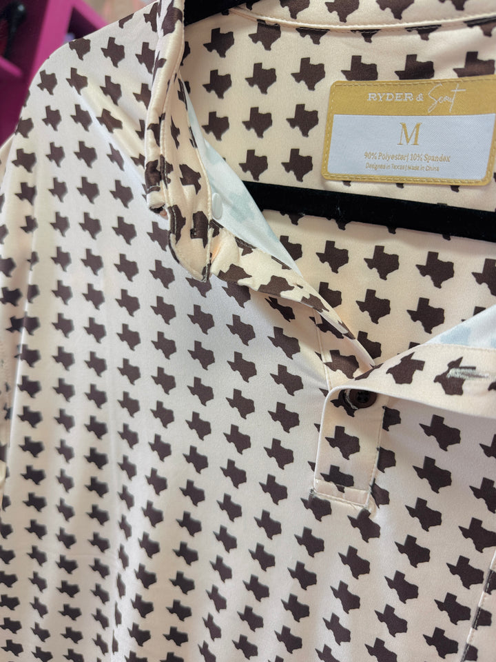 The Ironwood Tan Texas Polo