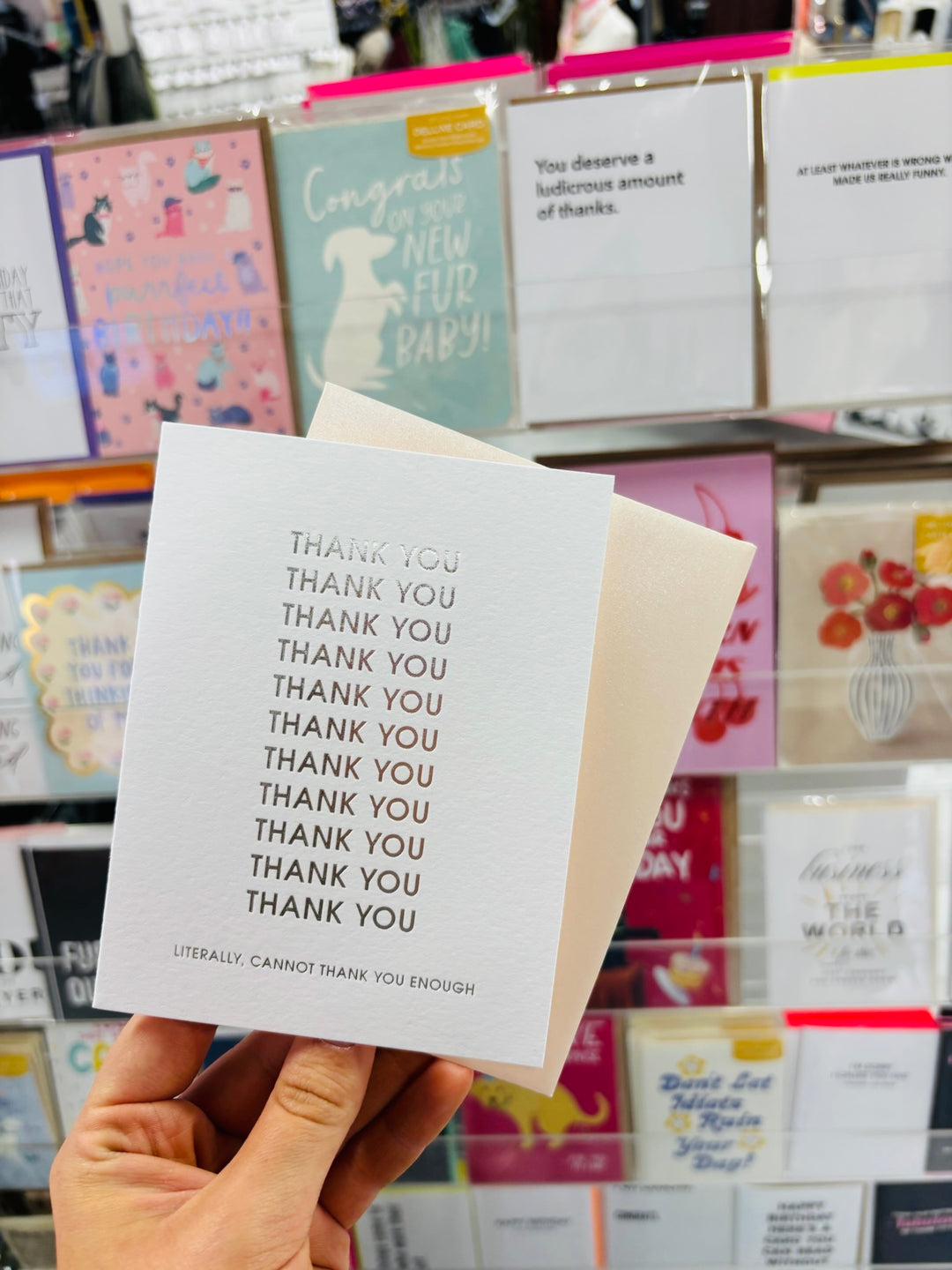 Cannot Thank You Enough Card