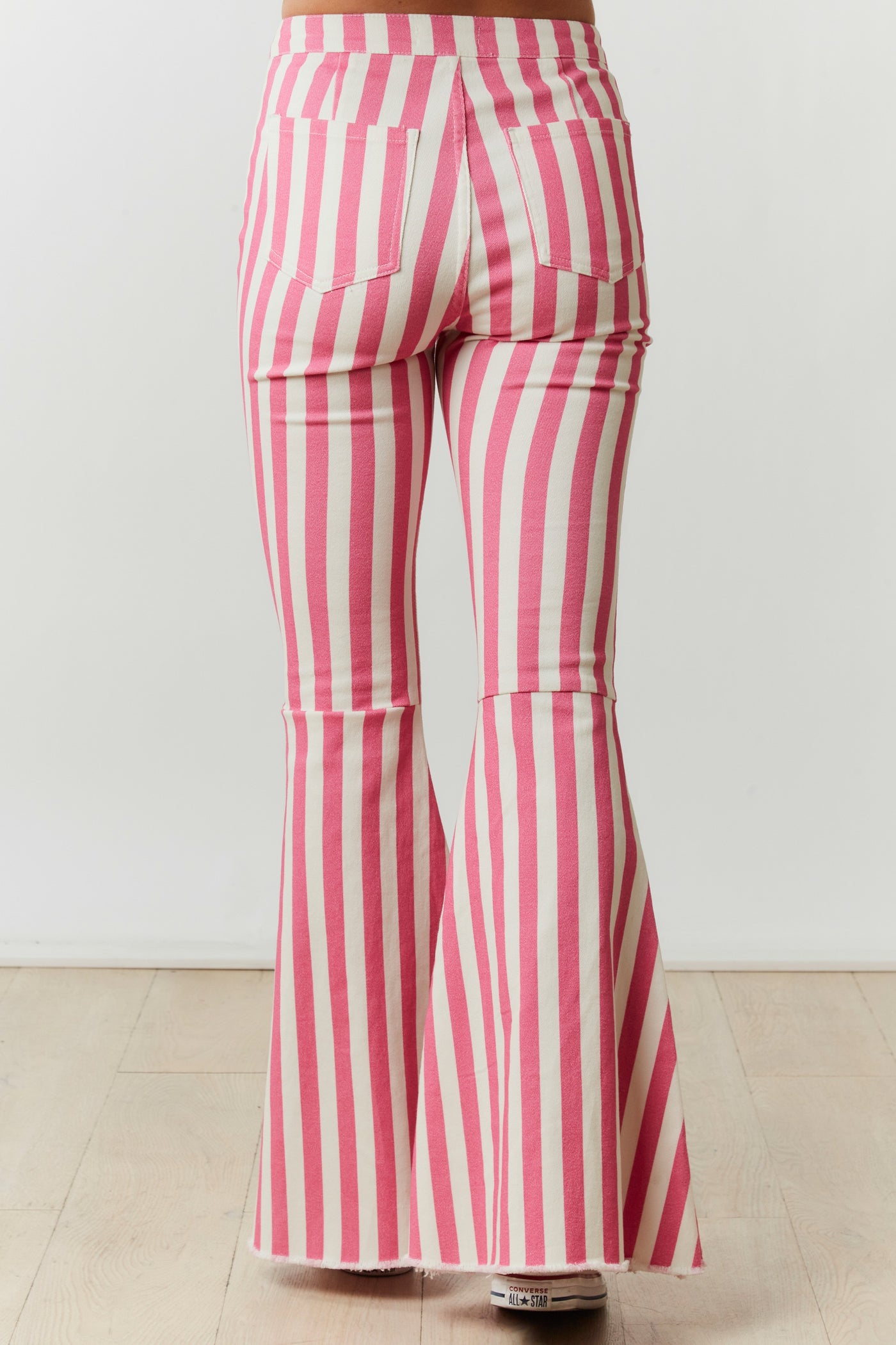 The Lanie Striped Bell Bottoms