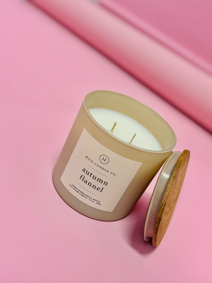 Autumn Flannel Candle