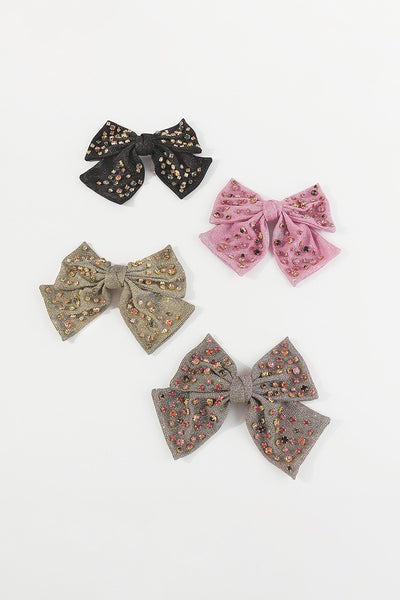 The Mia Rhinestone Bow