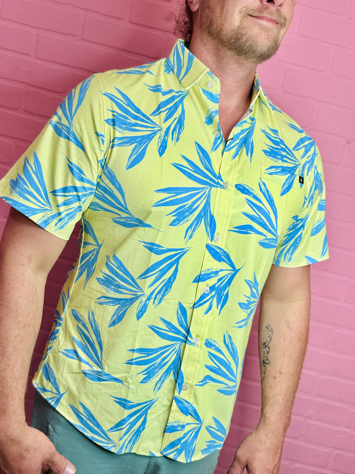 Key Lime Button Up Sunday Swagger