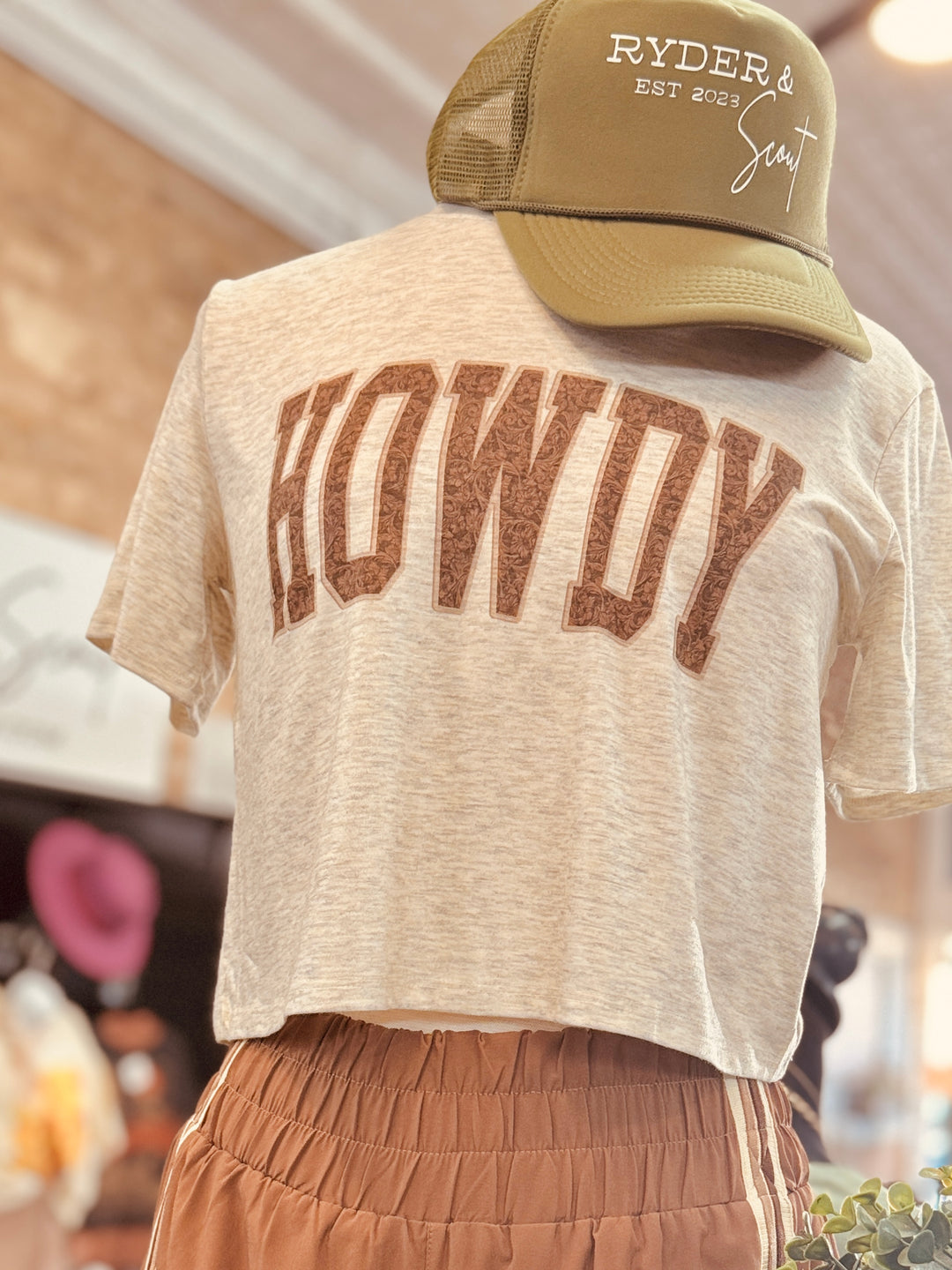 Howdy Crop Graphic Tee