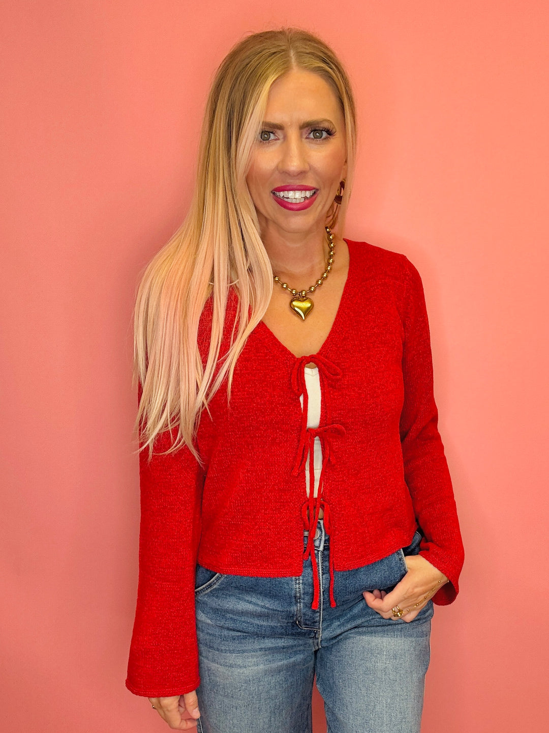 All Too Well Front Tie Cardigan