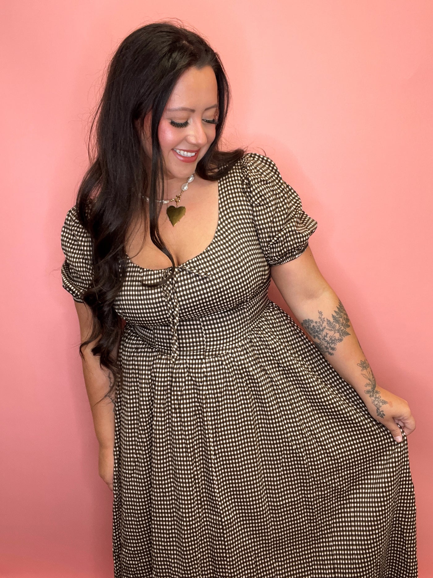 The Laney Gingham Dress