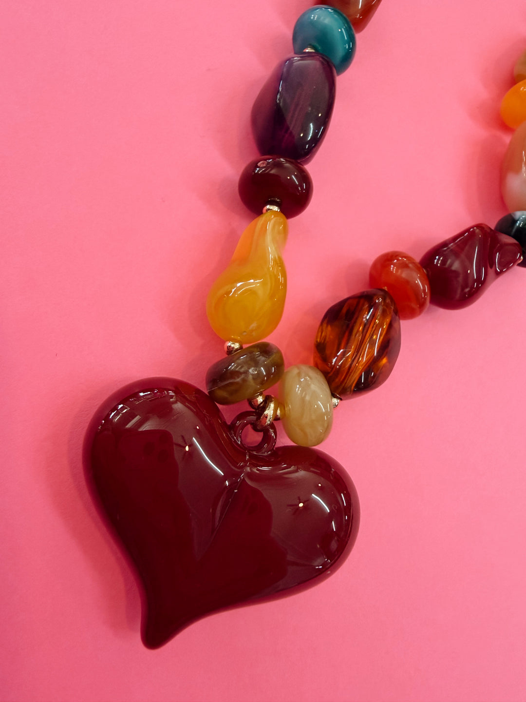 The Rachel Chunky Heart Necklace
