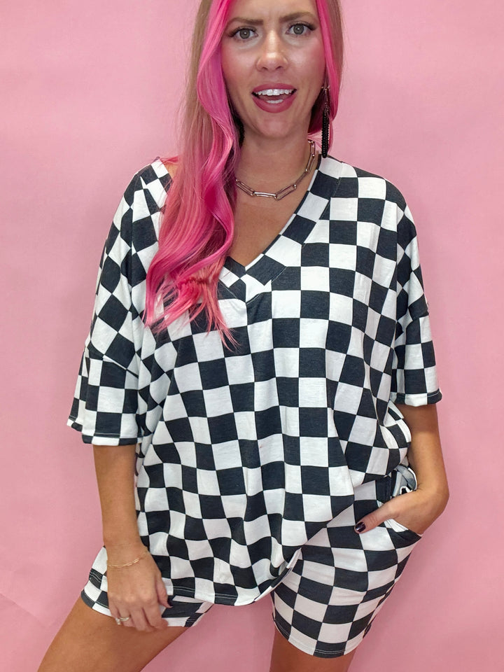 The Lucie Checkered Set