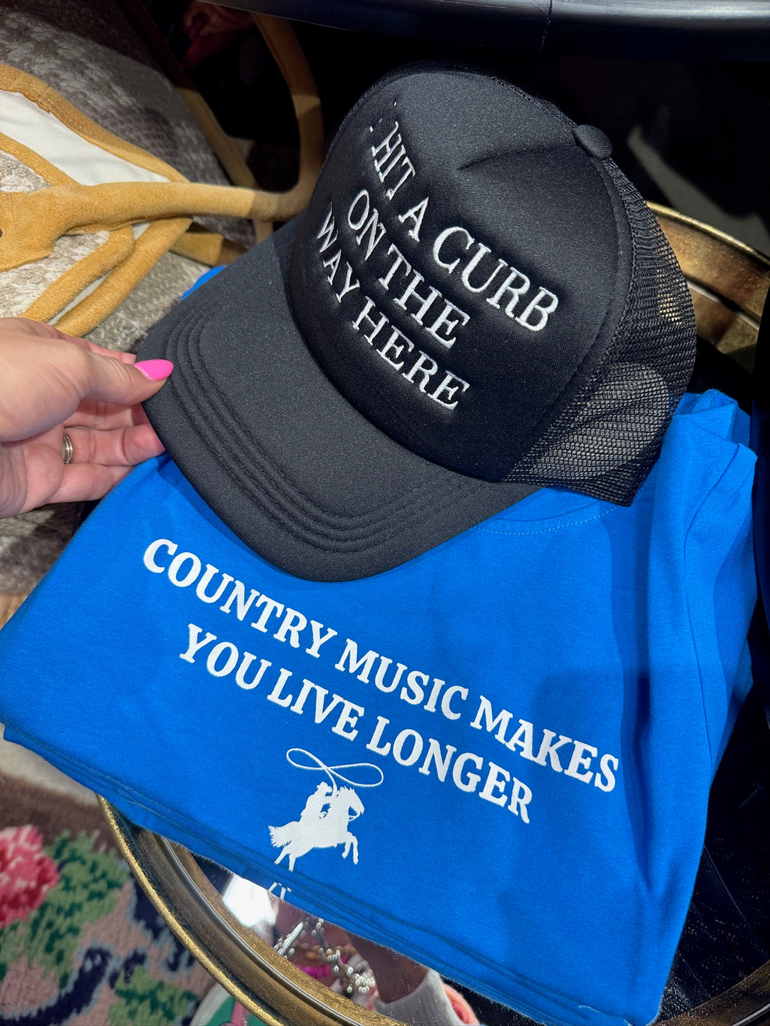 Country Music Live Longer Baby Tee