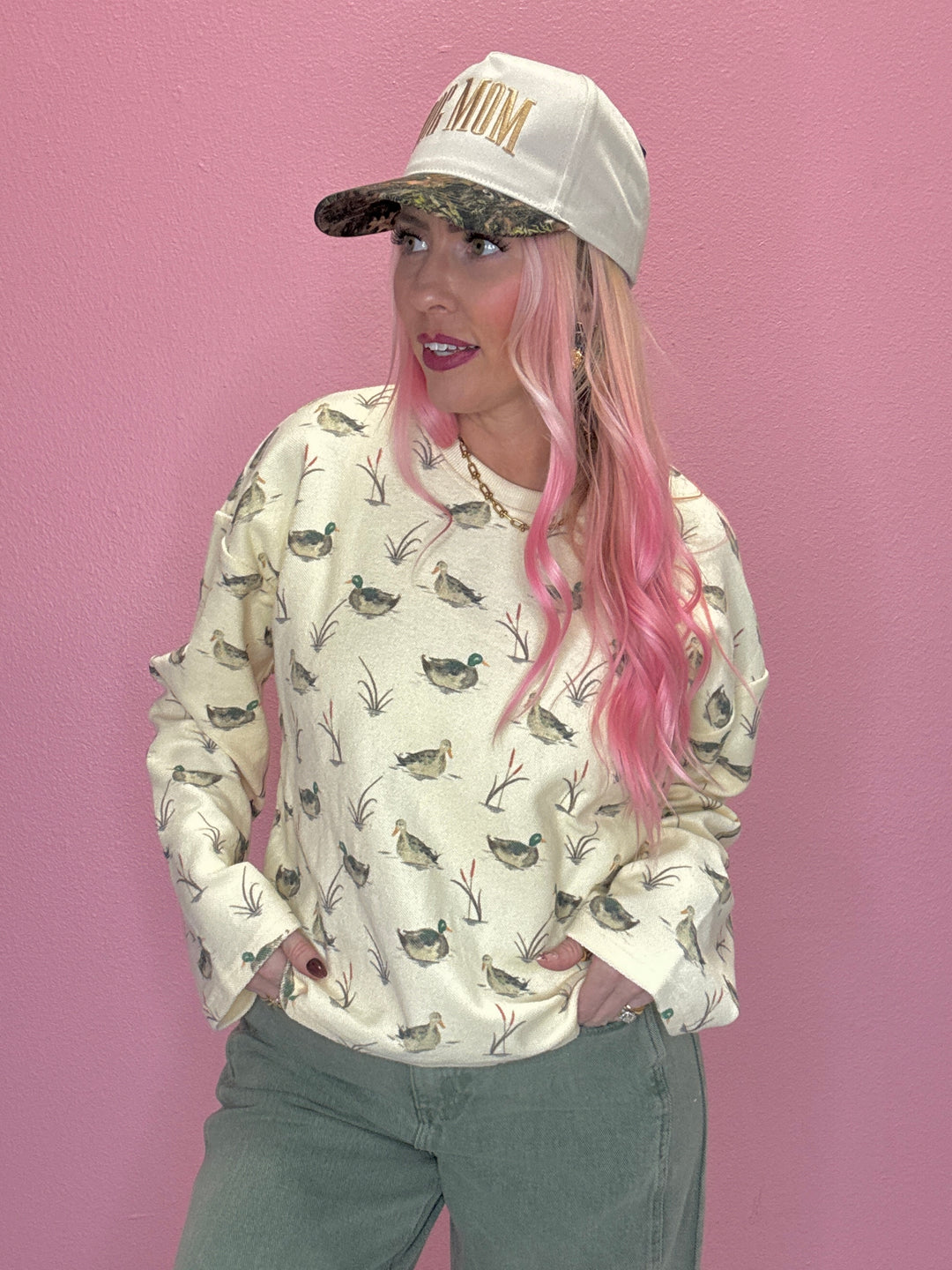 Lucky Duck Lounge Sweater