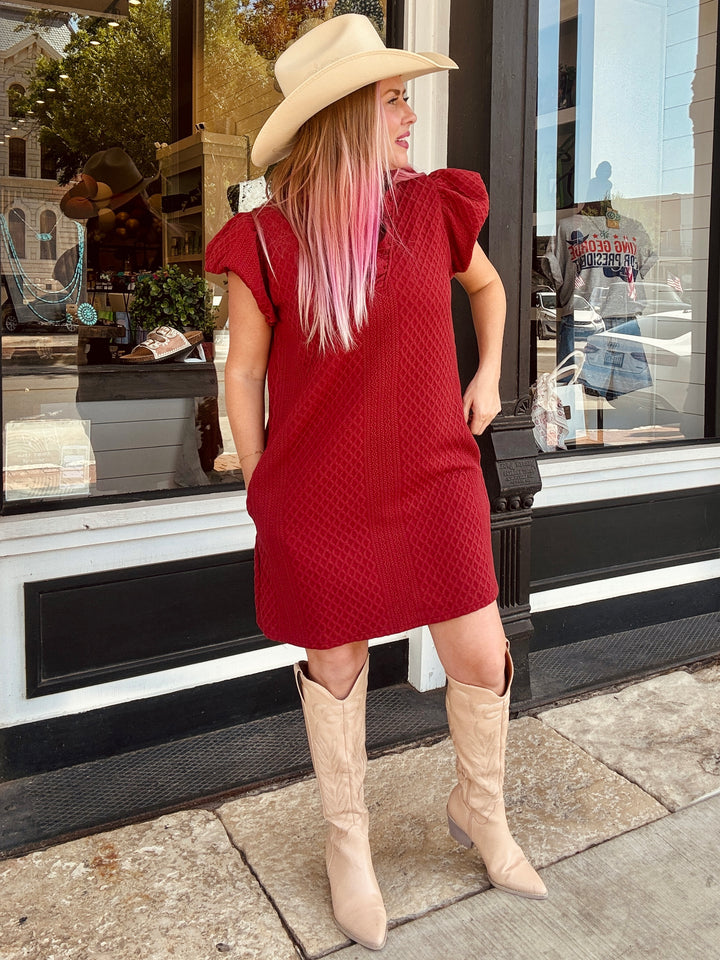 The Dallas Bubble Sleeve Dress