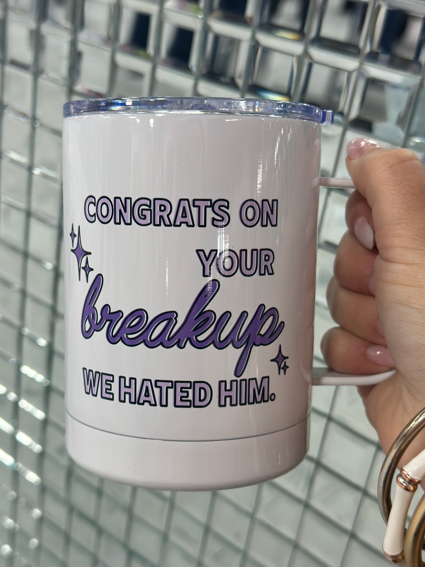 Congrats On Your Breakup Travel Mug