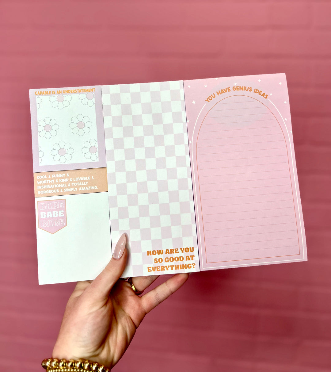 Jumbo Notepad Set- Many Styles