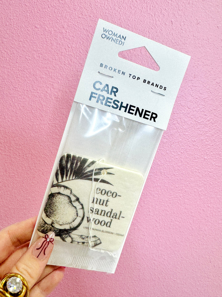 Coconut Sandalwood Car Freshner