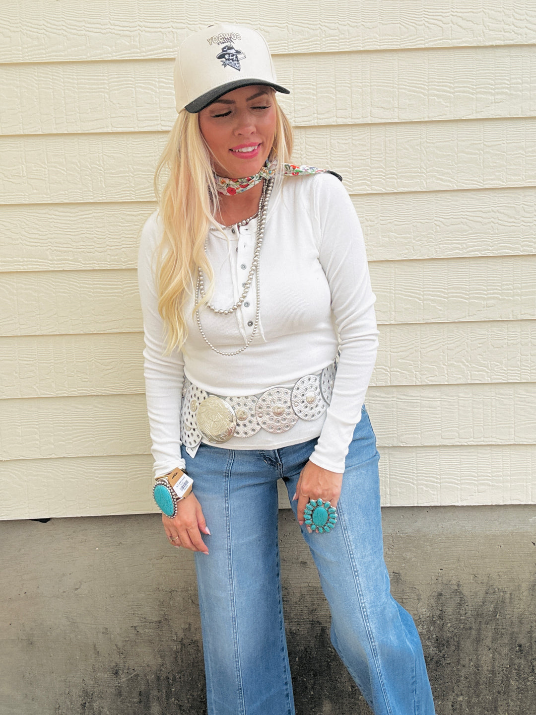 Dusty Trails Henley Top