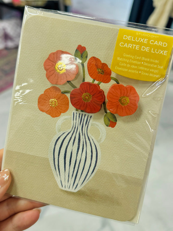 Floral Cantata Greeting Card