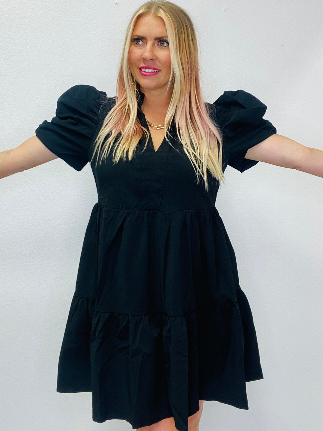 The Ella Puff Sleeve Dress