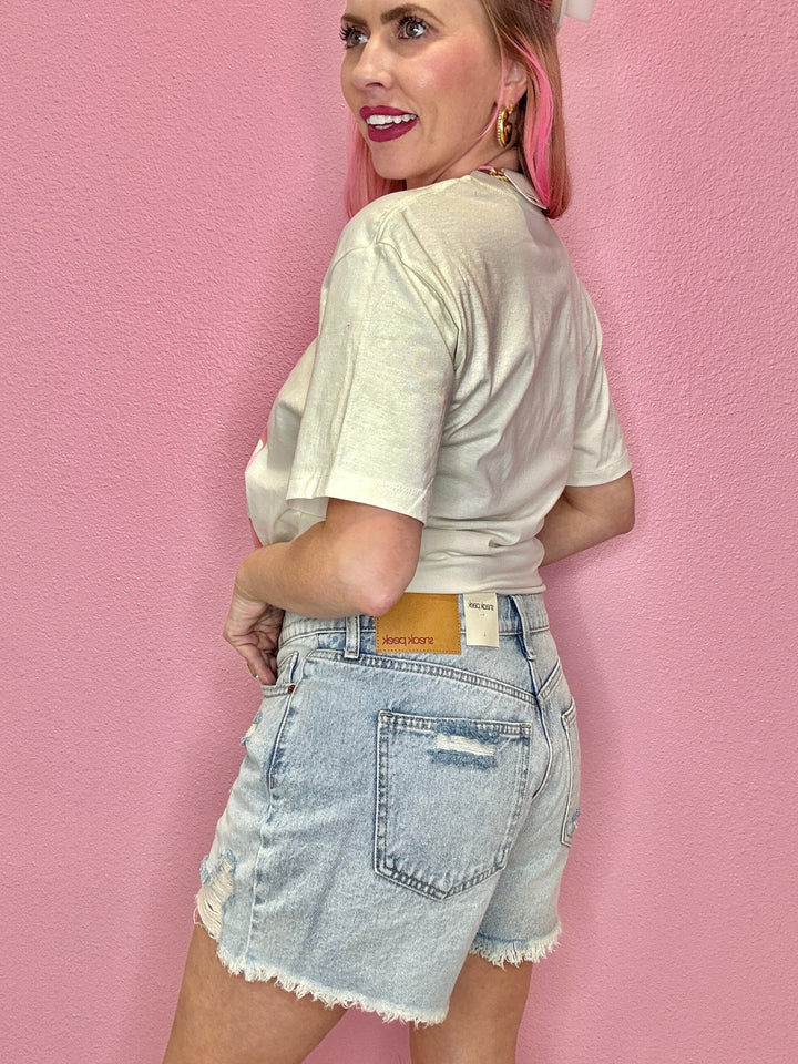 The Tomboy Distressed Shorts