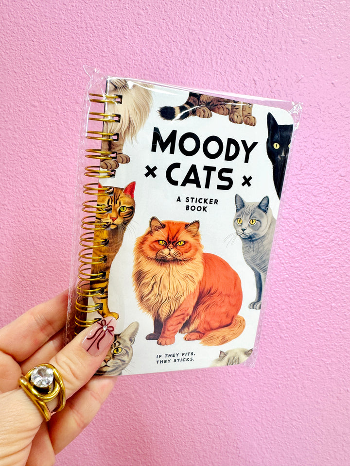 Moody Cats Sticker Book