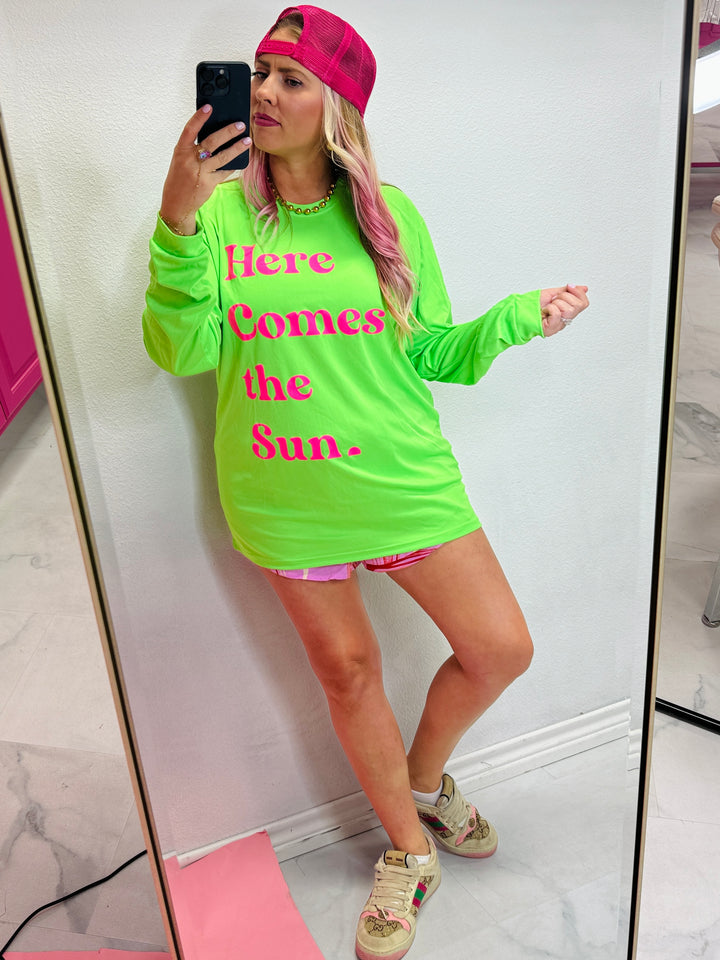 Here Comes The Sun SPF 50 Long Sleeve Tee