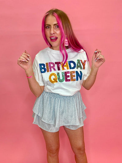 Birthday Queen Sequin Shirt
