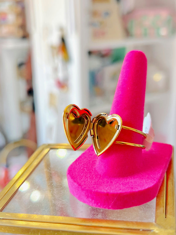 The Sefina Locket 18K Ring