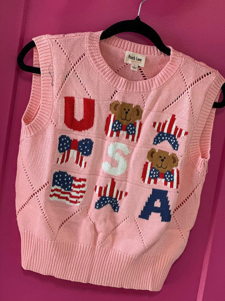 American Sweetheart Bear Vest