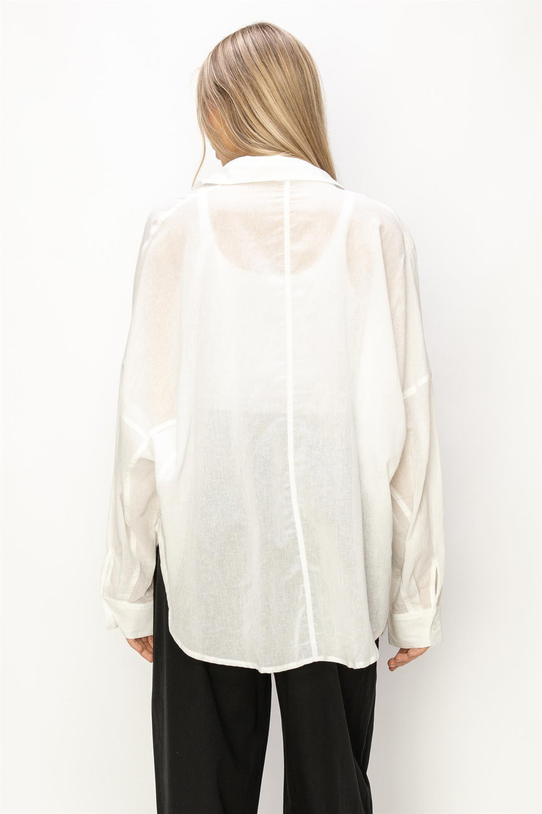 The Kinsley Oversized Button Down Shirt