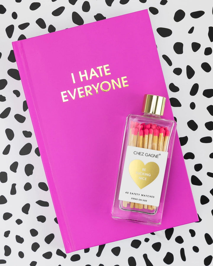 I Hate Everyone Hardcover Journal
