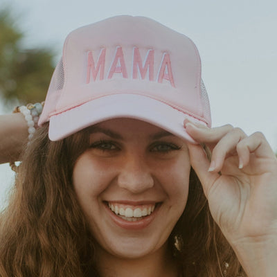 MAMA Pink Trucker Hat