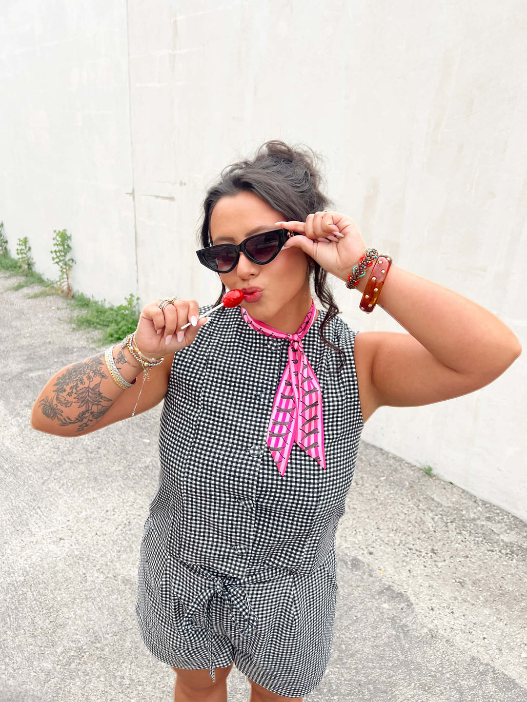 Plaid & Play Checkered Shorts