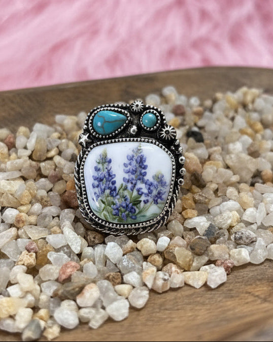 Western Bluebonnet Ring