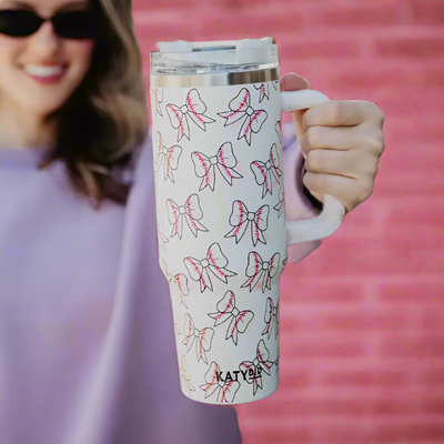 Baseball Bow 40 oz Tumbler